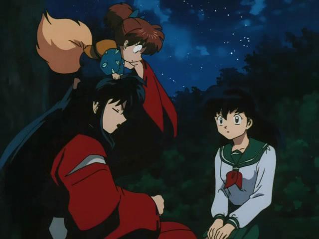 Otaku Gallery  / Anime e Manga / Inu-Yasha / Screen Shots / Episodi / 013 - L`enigma della luna nuova! Inuyasha dai capelli neri! / 104.jpg